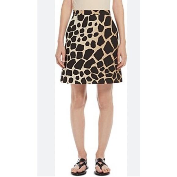 Studio G Giraffe Print Short Pencil Skirt size 6 - Picture 1 of 11